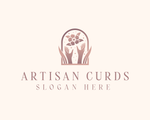 Floral Massage Spa logo design