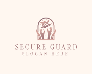 Artisanal - Floral Massage Spa logo design