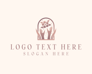Floral Massage Spa Logo