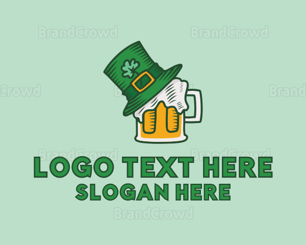 St. Patrick's Beer Pub Logo