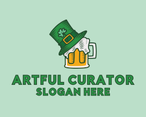 St. Patrick's Beer Pub logo design