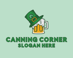 St. Patrick's Beer Pub logo design