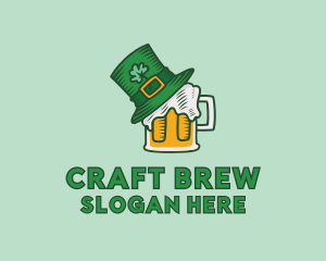 Brewer - St. Patrick's Beer Pub logo design