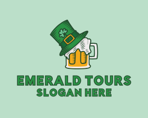 Ireland - St. Patrick's Beer Pub logo design