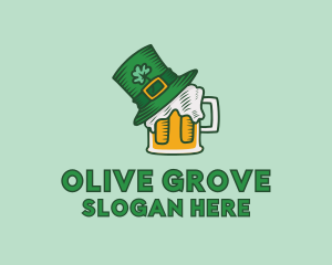 St. Patrick's Beer Pub logo design