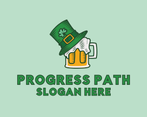 St. Patrick's Beer Pub logo design