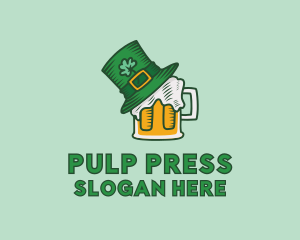 St. Patrick's Beer Pub logo design