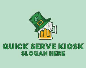 St. Patrick's Beer Pub logo design