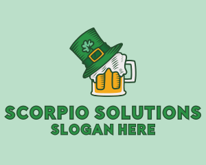 St. Patrick's Beer Pub logo design