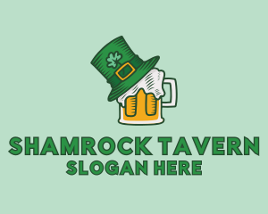 Irish - St. Patrick's Beer Pub logo design