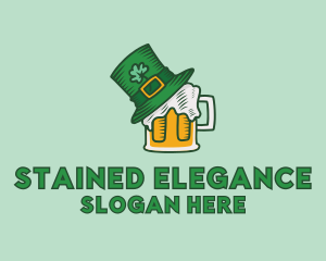 St. Patrick's Beer Pub logo design