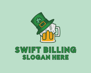 St. Patrick's Beer Pub logo design