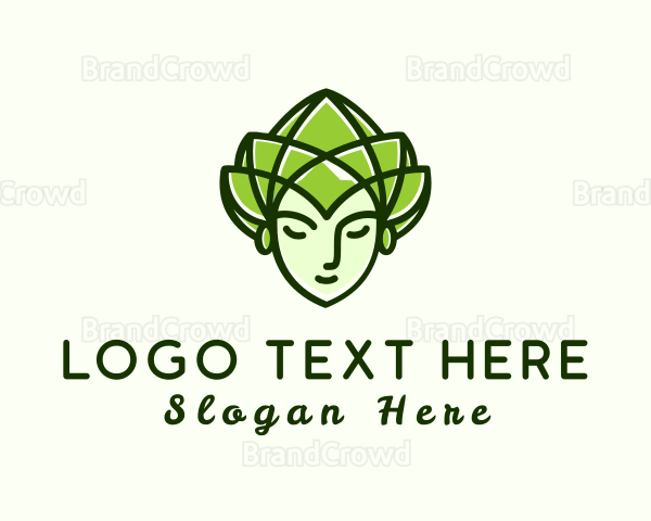 Elegant Flower Queen Logo