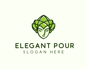 Elegant Flower Queen logo design