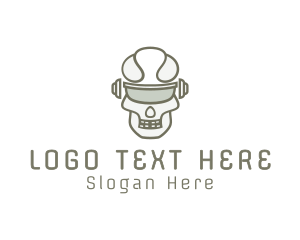 Shades - Cyborg Skull Eyewear logo design