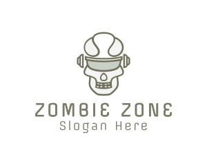 Zombie - Cyborg Skull Eyewear logo design