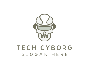 Cyborg - Cyborg Skull Eyewear logo design