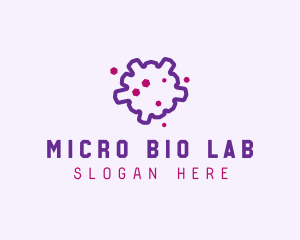 Micro Virus Influenza logo design