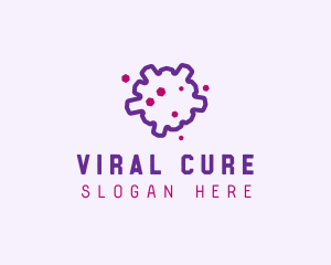 Disease - Micro Virus Influenza logo design