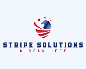 American Eagle Stripes logo design