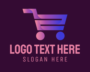 Shopping Cart - Gradient Shopping Cart logo design
