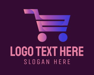 Purchase - Gradient Shopping Cart logo design