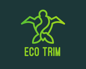 Eco Sea Turtle  logo design