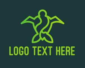 Eco Sea Turtle  Logo