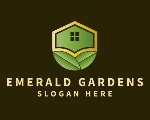 Garden Leaf House logo design