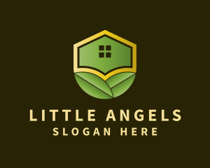 Mortgage - Garden Leaf House logo design