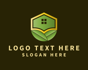 Sustainable - Garden Leaf House logo design