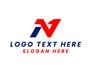 Letter N - Eagle Airline Letter N logo design