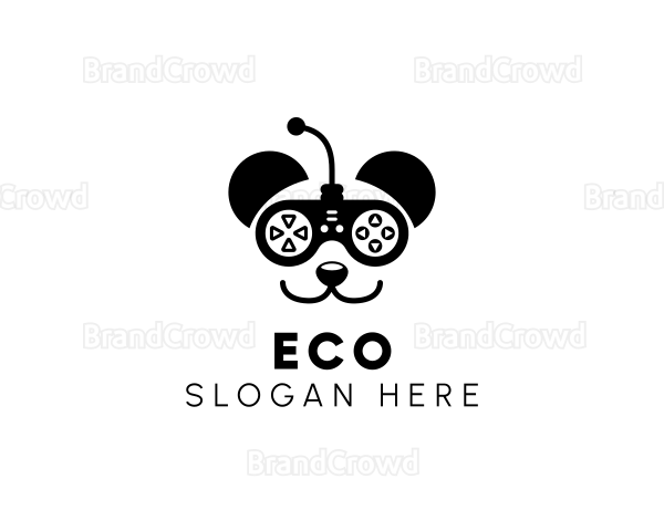 Panda Animal Console Logo