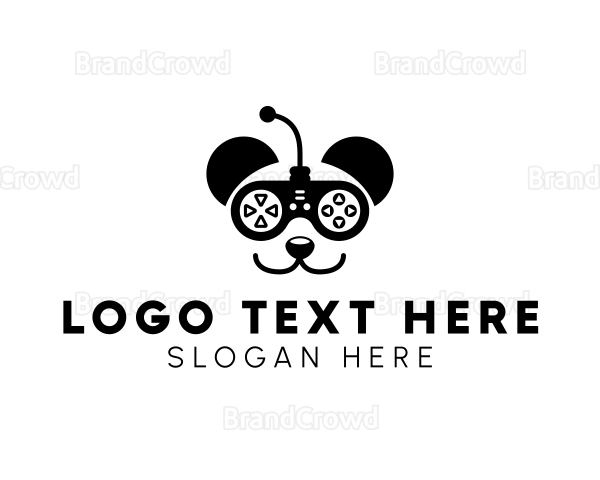 Panda Animal Console Logo