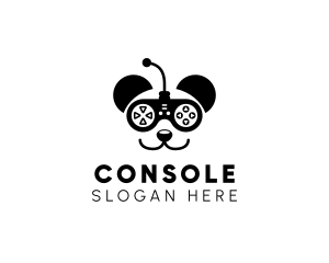 Panda Animal Console   logo design