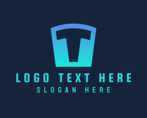 Letter T - Modern Letter T Brand logo design