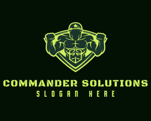 Sergeant - Military Fitness Gym logo design