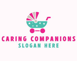 Nanny - Star Baby Stroller logo design