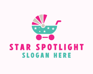 Star Baby Stroller logo design