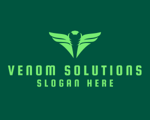 Venom - Cobra Snake Wings logo design