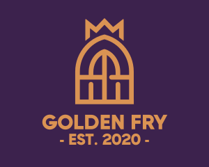 Golden Royal Window  logo design