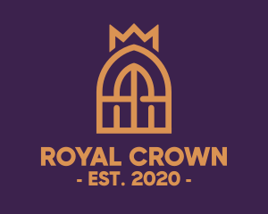 Royal - Golden Royal Window logo design