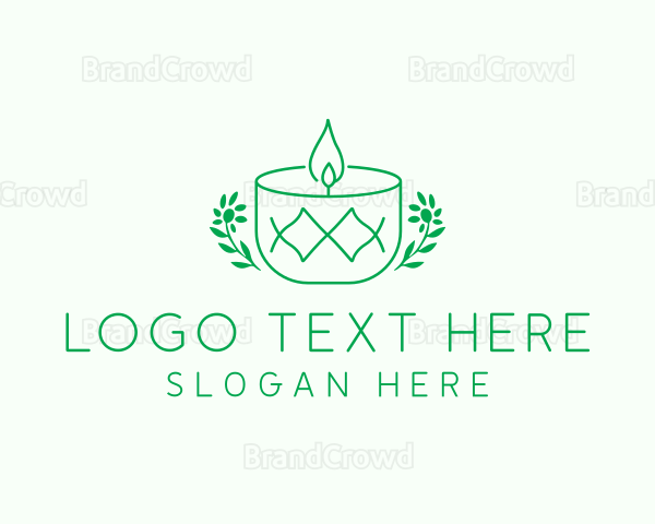 Candle Flower Decor Logo