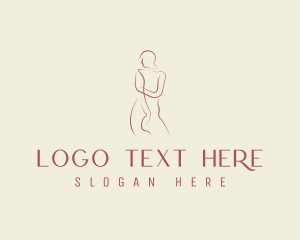 Naked - Feminine Woman Nude Fashion logo design