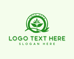 Landscaper - Botanical Eco Planting logo design