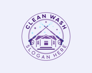 Cleaning Pressure Washer logo design