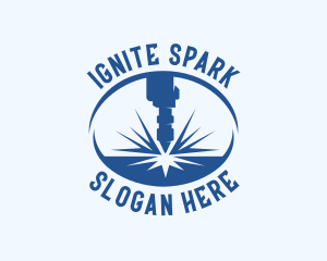 Spark - Laser Spark Machinery logo design