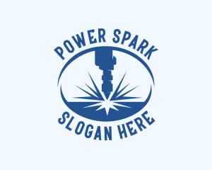 Laser Spark Machinery logo design