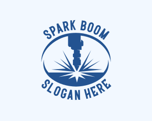 Laser Spark Machinery logo design