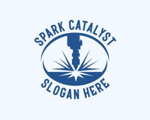 Laser Spark Machinery logo design